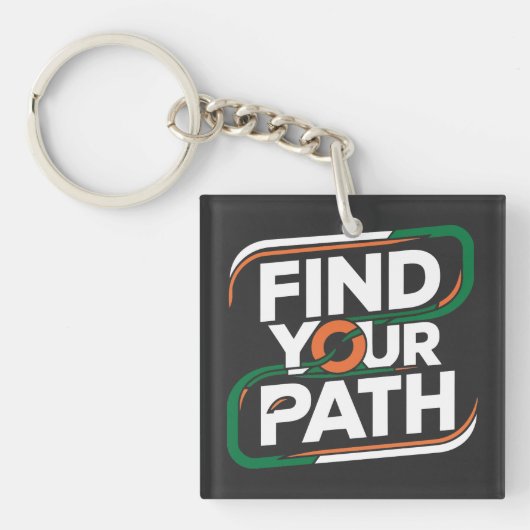 Vind uw pad | Hazem Alex sleutelhangers (voorkant)