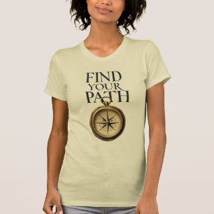 "Vind uw pad kompas & kaart T-shirt" T-shirt