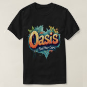 Vind uw rustige graffiti Oasis T-shirt T-shirts (Design voorkant)