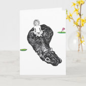 Vind uw saldo - wenskaart kaart (Gele Bloem)