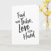 Vind Uw Stam - Inspirerend Wenskaart Kaart (Gele Bloem)