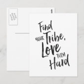 Vind uw Tribe - Inspirerend Kaart (Voorkant / Achterkant)
