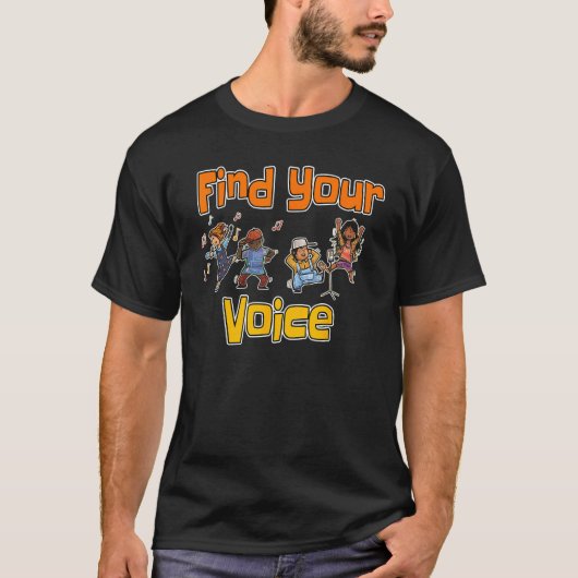 Vind uw Voice Summer Reading Program 2023 Librar T-shirt (Voorkant)