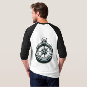 Vind uw weg - Compass Explorer T-shirt (Achterkant volledig)