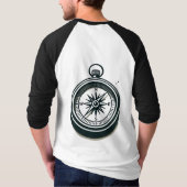 Vind uw weg - Compass Explorer T-shirt (Achterkant)
