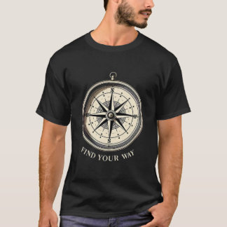 Vind uw weg Compass T-shirt
