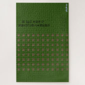 Vind verschil moeilijk groen legpuzzel (Verticaal)
