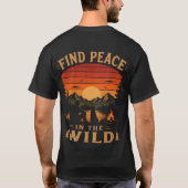 Vind vrede in de wildernis t-shirt (Achterkant)