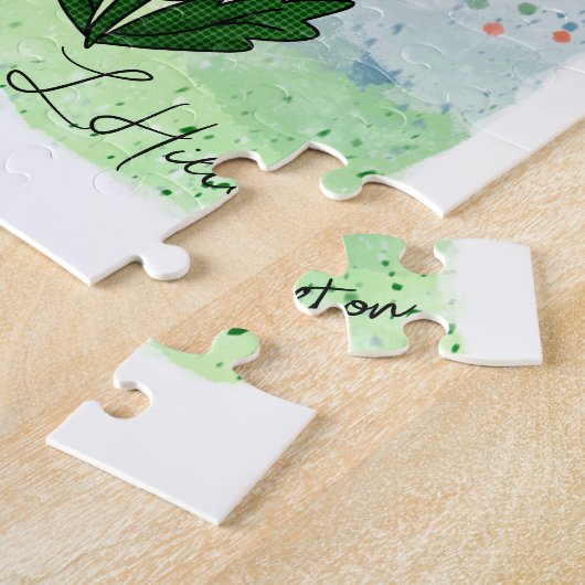 Vind vreugde in de dag | Art Kaart Legpuzzel (Zijkant)