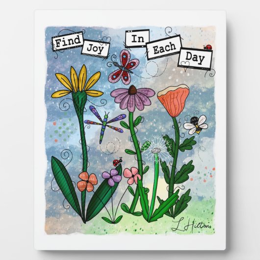 Vind vreugde in de dag | Kunst Fotoplaat (Voorkant)