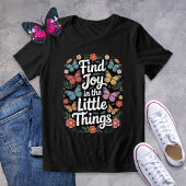 Vind vreugde in het Little Things Butterfly-Shirt Tri-Blend Shirt