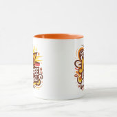 Vind vreugde in koffiemomenten mok (Midden)