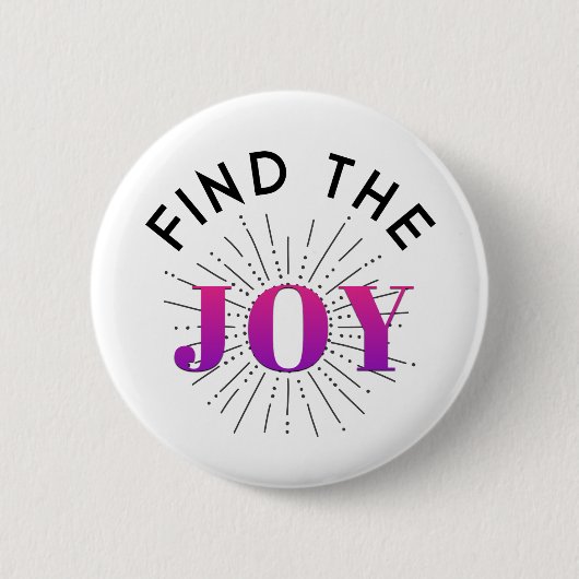 Vind vreugde ronde button 5,7 cm (Voorkant)