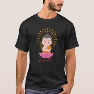 Vind Zen Little Baby Buddha Lotus Happy T-shirt
