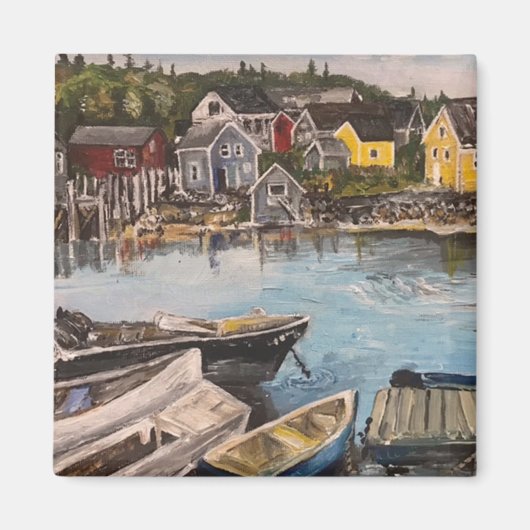 Vindelhaven Island Magneet (Voorkant)