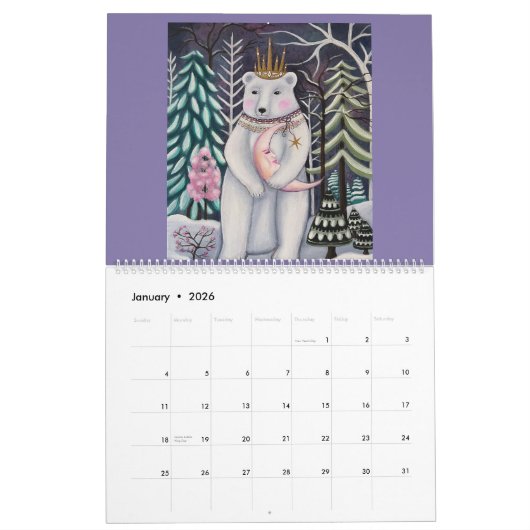 Vinden Joy Whimsical Art 2025 Kalender (Jan 2026)
