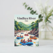 Vindhya-rivier, India Briefkaart (Staand voorkant)