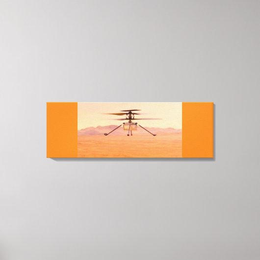 VINDINGRIJKHEID MARS HELIKOPTER CANVAS AFDRUK (Voorkant)