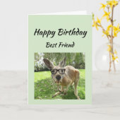 Vindt de Beste Vriend van de verjaardag nooit Een Kaart (Gele Bloem)