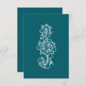 Vine Clef Flat Bedankt Card (Voorkant / Achterkant)