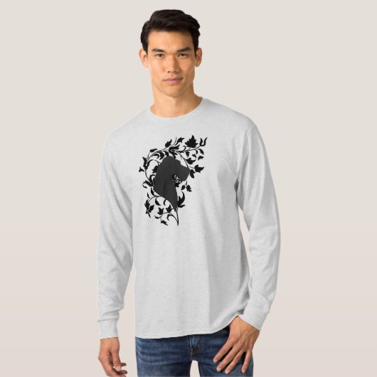 Vine Dane-ontwerp T-shirt (Voorkant volledig)