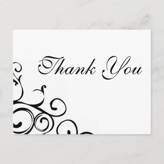 Vine dank u Briefkaart (Voorkant)