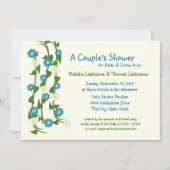 Vine Flowers Couple's Shower Kaart (Voorkant)