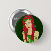 Vine Girl Buttonnen Ronde Button 5,7 Cm (Voorkant /achterkant)