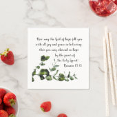 Vine Greenery Bijbelvers Servet (Insitu)