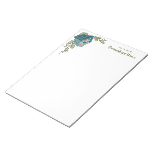 Vine-kussed retreat ongevoerd Notitieblok (Schuin)