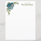 Vine-kussed Retreat Unlined Paper Sheet (Voorkant)