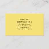 Vine Leave Natuur Visitekaartje (Achterkant)