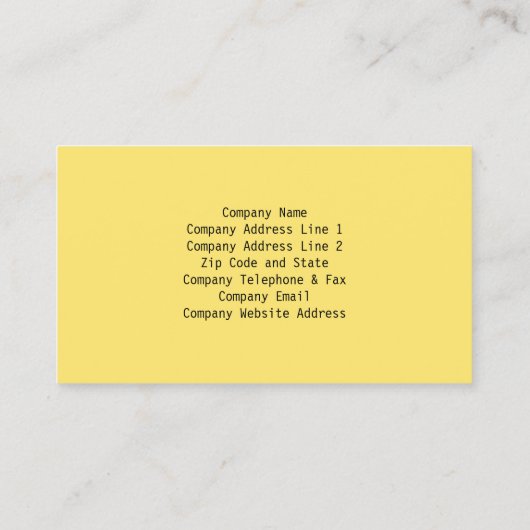 Vine Leave Natuur Visitekaartje (Achterkant)