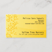 Vine Leave Natuur Visitekaartje (Voorkant)