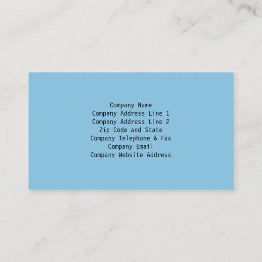 Vine Leave Natuur Visitekaartje (Achterkant)