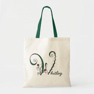 "Vine Letter W"-tas Tote Bag