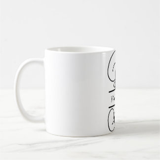 Vine Monogram koffie-Mok, gesplitst Letter-Monogra Koffiemok