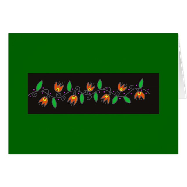 Vine Motif - Symbool van het eeuwige leven (Voorkant Horizontaal)
