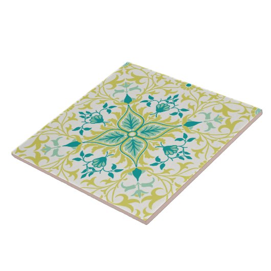 Vine Pattern (door William Morris) Tegeltje (Zijkant)