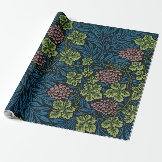 Vine Pattern, William Morris Cadeaupapier (Uitgerold)