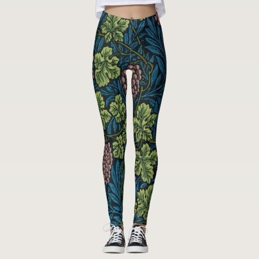 Vine Pattern, William Morris Leggings (Voorkant)
