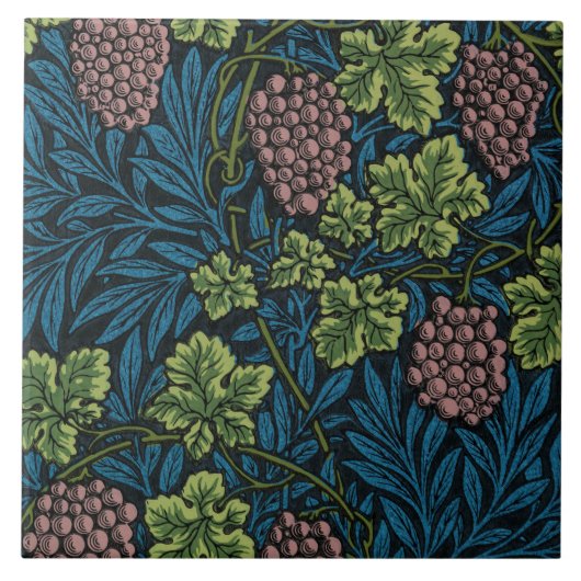 Vine Pattern, William Morris Tegeltje (Voorkant)