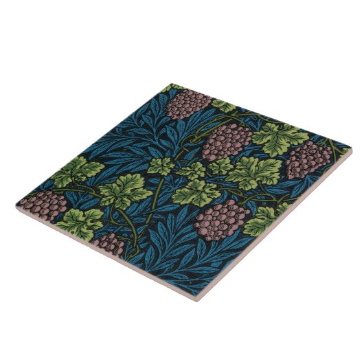 Vine Pattern, William Morris Tegeltje (Zijkant)
