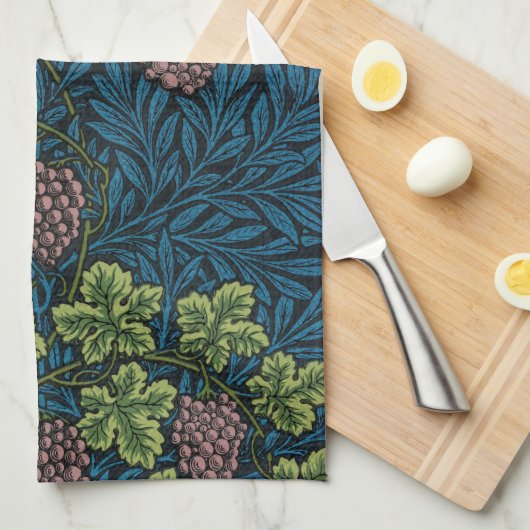 Vine Pattern, William Morris Theedoek (Quarter Fold)