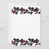 VINE TOMATO GARDEN PARTY HAPPY BIRTHDAY INVITATION KAART (Achterkant)