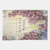 Vine & Vintage Grapes Luxe Tea Towel Theedoek (Horizontaal)