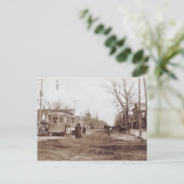 Vineland NJ, Landis Ave, Trolley, Scene, c1910 Briefkaart (Staand voorkant)