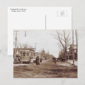 Vineland NJ, Landis Ave, Trolley, Scene, c1910 Briefkaart (Voorkant / Achterkant)