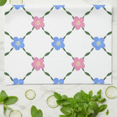 Vines and flowers Kitchen towel Theedoek (Gevouwen)