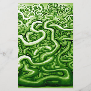 Vines GREEN Briefpapier
